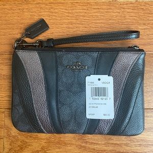 Coach Patchwork Signature Wristlet